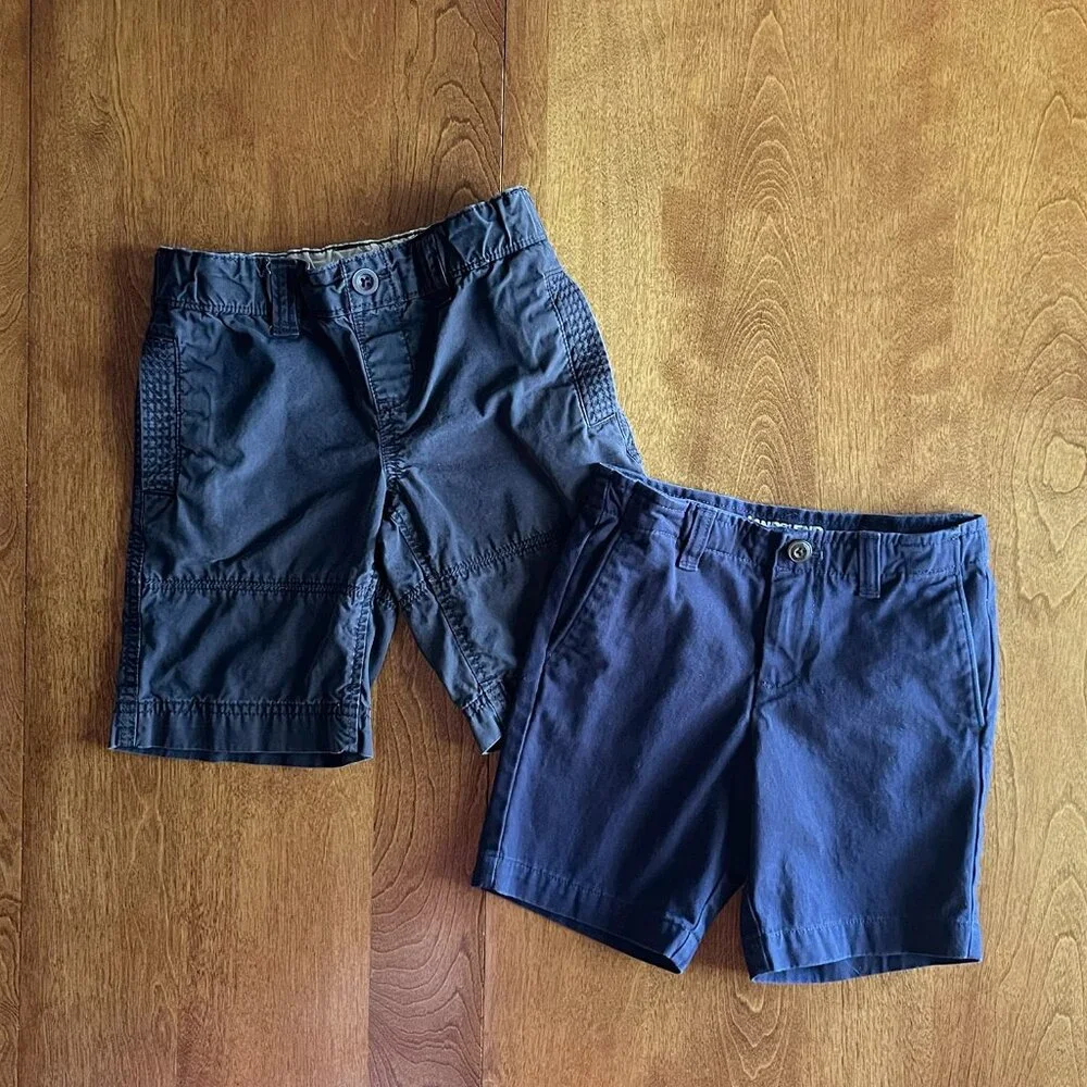 Lands' End navy shorts 5-6